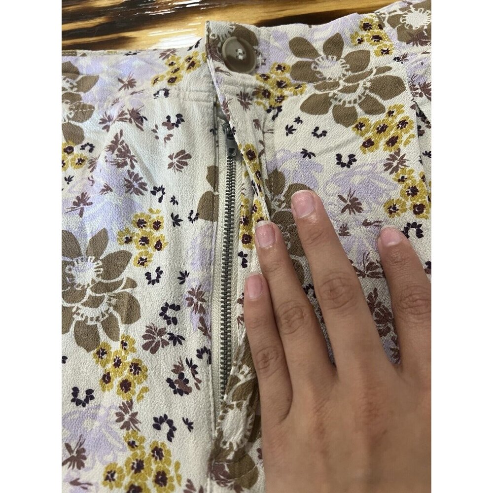 Free People Floral Flare Pants ‘Can’t Take My Eyes Off..’ - Picture 7 of 14